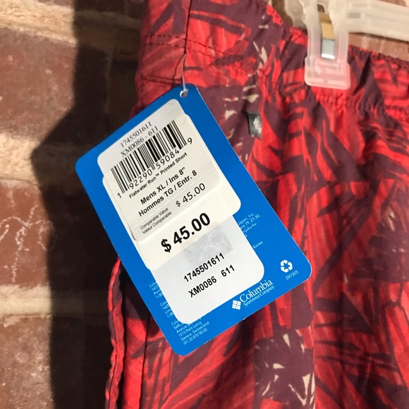 Columbia Flatwater Run Printed Shorts/Swim Trunks - Picture 4 of 6